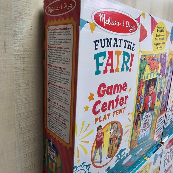 Melissa & Doug Fun at the Fair! Game Center Play Tent - 4 Sides of Activities - Picture 3 of 4